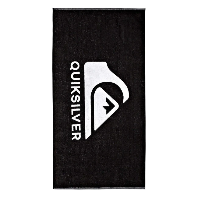 Toalla de playa Quiksilver para hombre - Negro - Tamaño único - Jacquard de algodón