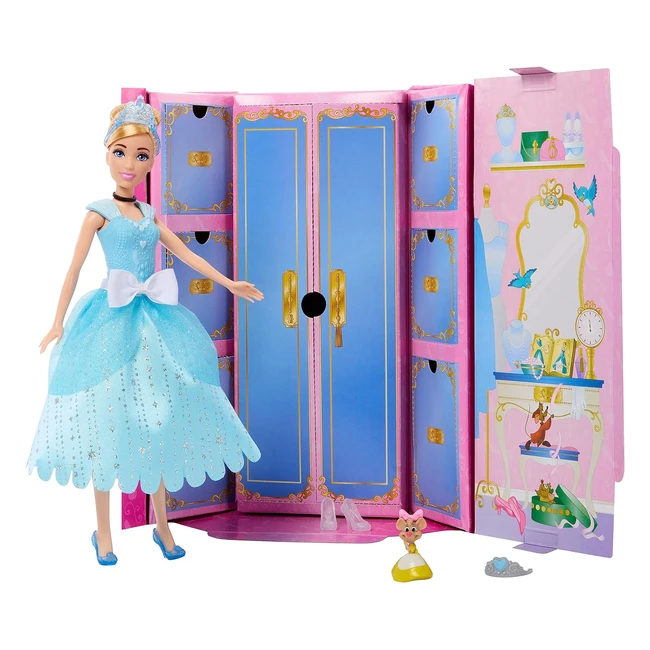 Mueca Disney Princess Cenicienta Fashion Reveal Mattel HMK53 - Accesorios Moda Sorpresa