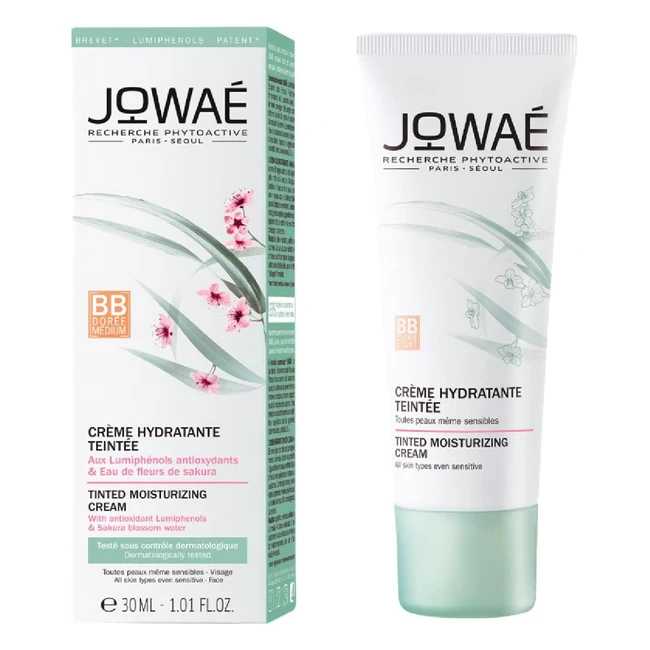 Jowa Crema Colorata Idratante Dorata BB Cream 30ml - Formula Vegan
