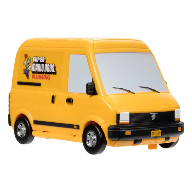 Super Mario Movie Van Playset 1253cm Mini Mario Figure 2in1 Play