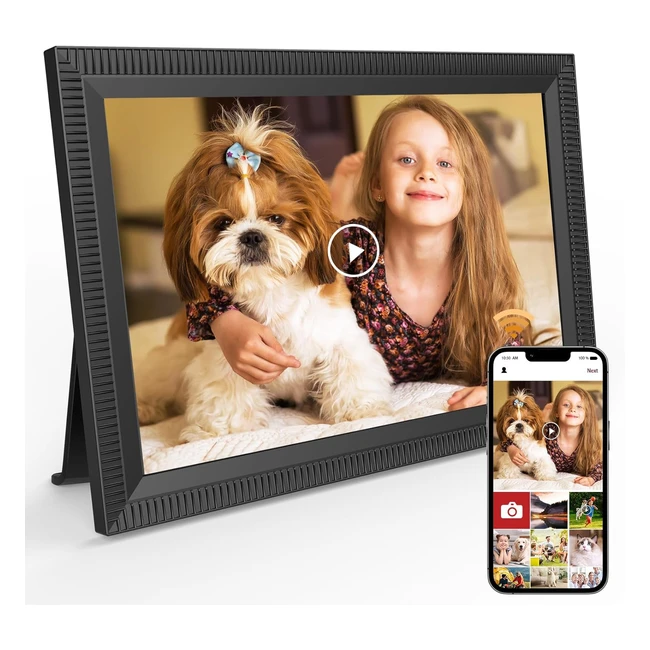 immver 101inch wifi digital photo frame 32gb memory 128gb microsd 1280x800 ips touch screen