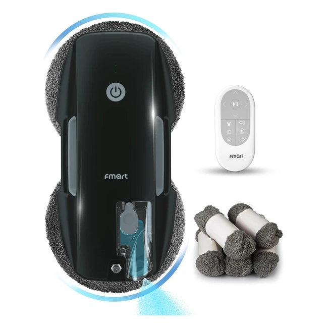Robot laveur de vitres FMart T9 3800Pa Aspiration Puissante Triple Système de Sécurité