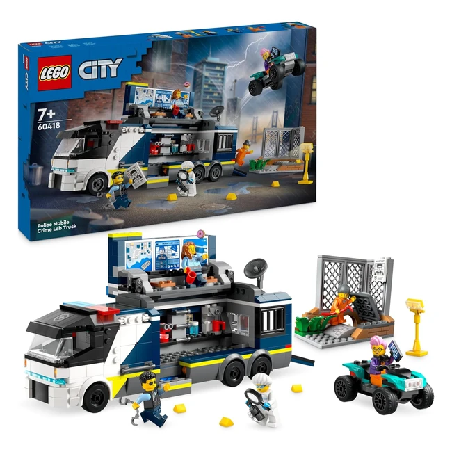 LEGO City Laboratorio Criminología Móvil Policía 60418 - Juego de Roles