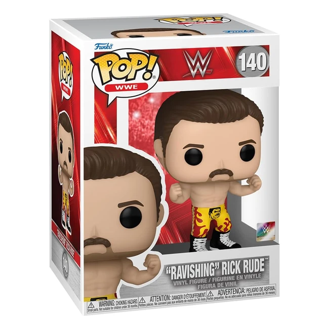 Funko Pop WWE Rick Rude Figura de Vinilo Coleccionable #123 - Ideal Regalo - Fans Deportes