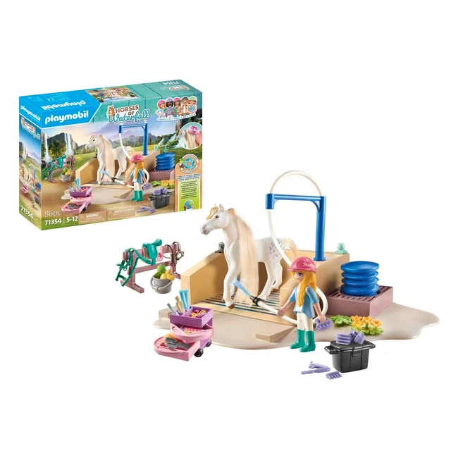 Set de limpieza Playmobil 71354 con Isabella y Lioness - Juegos de rol imaginativos