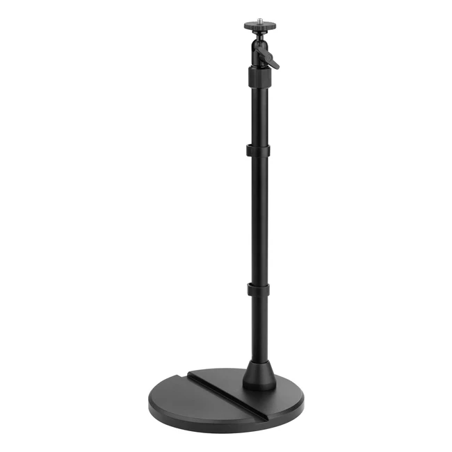 Supporto scrivania Elgato Mini Mount regolabile fino a 64 cm - Supporto telefono con slitta portaccessori