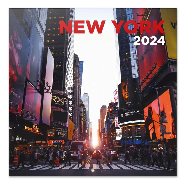 Calendario Pared Nueva York 2024 Grupo Erik Planificador Mensual