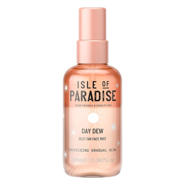 Isle of Paradise Self Tan Face Mist 100ml | Vegan | Hyaluronic Acid | Lemon Rosemary Sage Oils