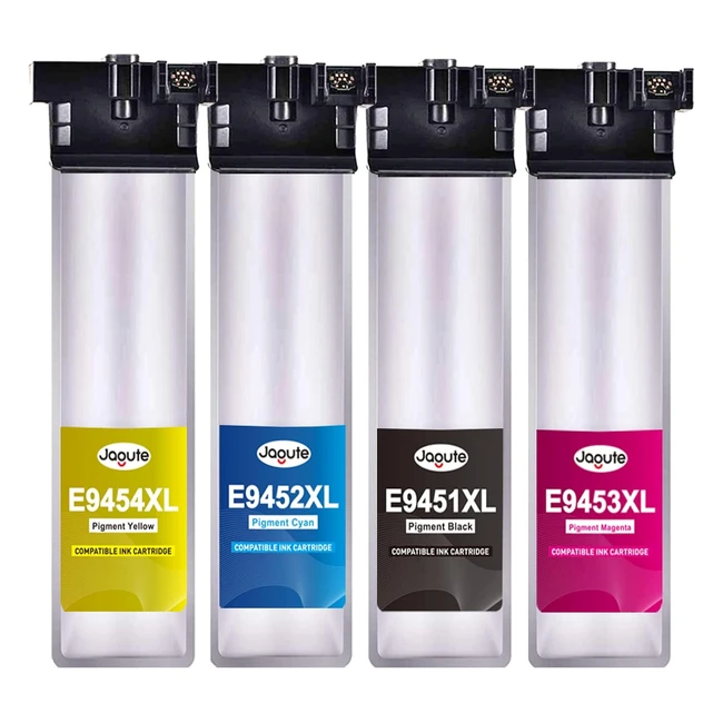 Cartucce d'inchiostro Jagute T9451 sostituzione per T9441 T9451 T9452 T9453 T9454 - WFC5710 WFC5790 C5210 C5290