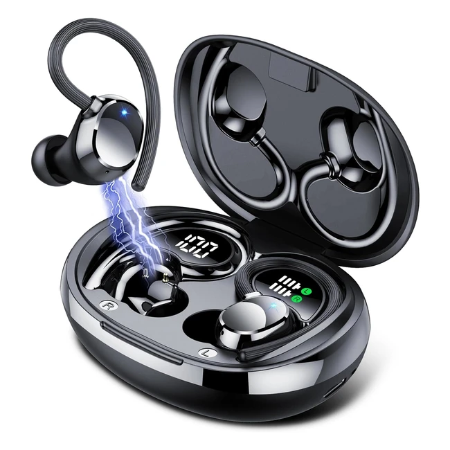 Ecouteurs Bluetooth Sport QXQ 53 HiFi 60h Rduction de Bruit HD Mic IP7 Tanche LED