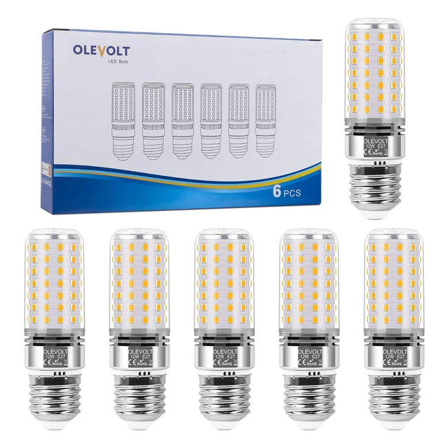 Bombilla LED E27 Blanco Cálido 2700K 1400lm 12W Equivalente Lámpara Halógena 100W