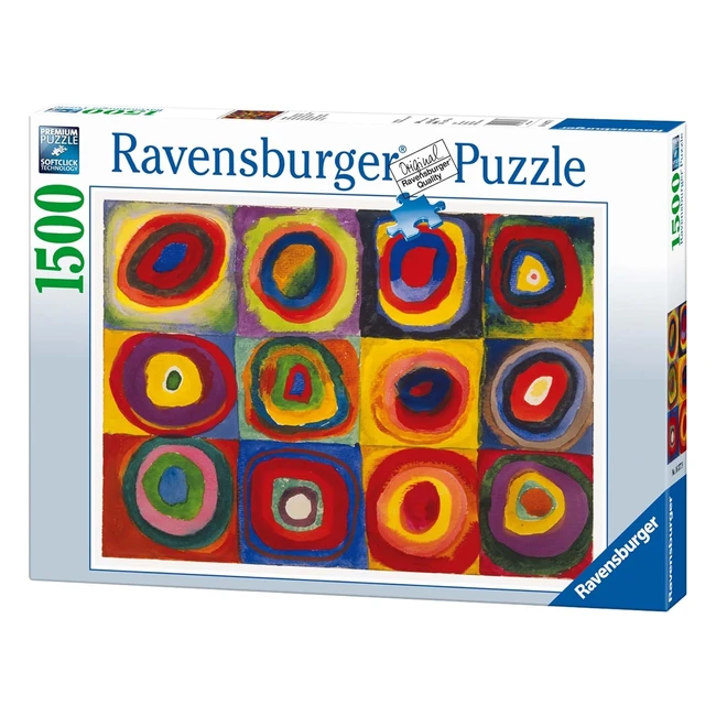 Puzzle Kandinsky Estudio Color 1500 Piezas - Ravensburger #1500PiezasAdultos #PuzzleEnmarcar #CuadrosFamosos