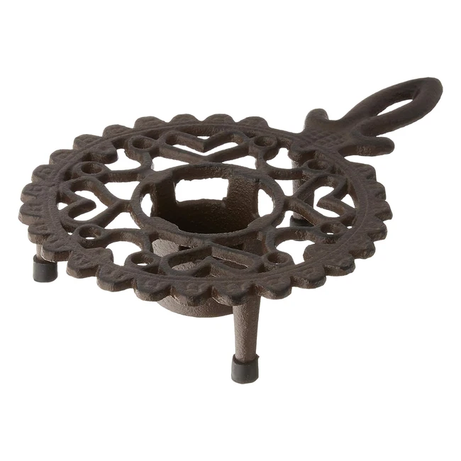 Calentador de Tetera Esschert Design CB28 - Hierro Fundido - Elegante Estampado