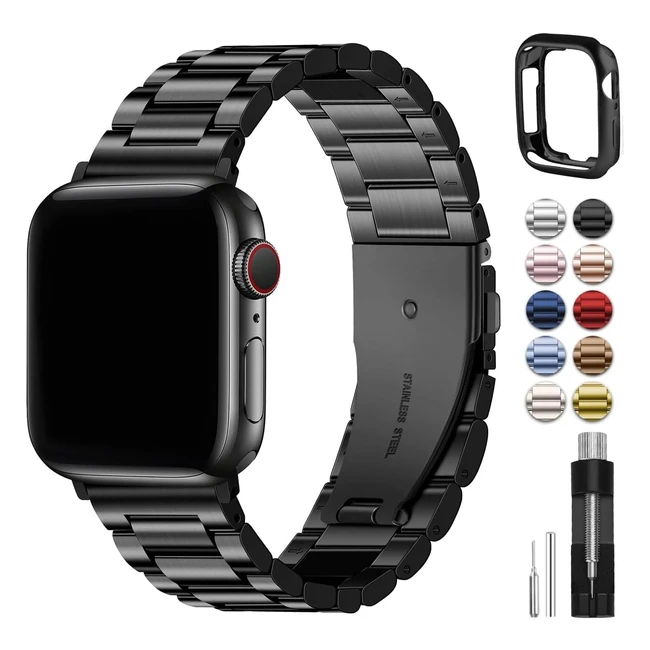Correa Fullmosa Apple Watch 42mm 44mm 45mm Acero Inoxidable - Serie Ultra2
