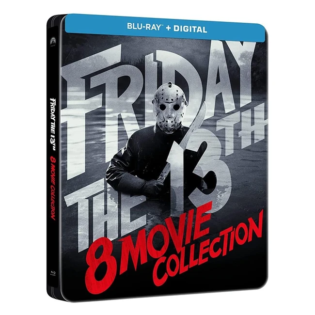 Friday the 13th 8-Movie Collection Limited Edition Steelbook Blu-ray Digital - Horror Classics