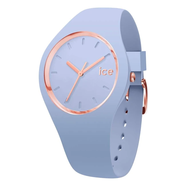Montre IceWatch Ice Glam Colour Sky Bleue Femme Silicone 015333 Medium