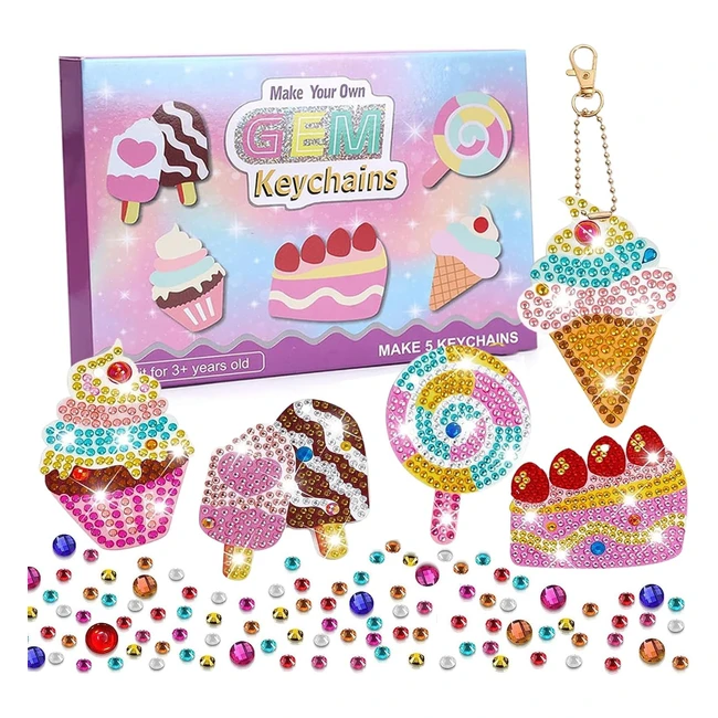 Kovim Gifts Diamond Painting Kit for 6-10 Year Old Girls | Arts & Crafts Mosaic Kits | Educational Toy & Birthday Gift