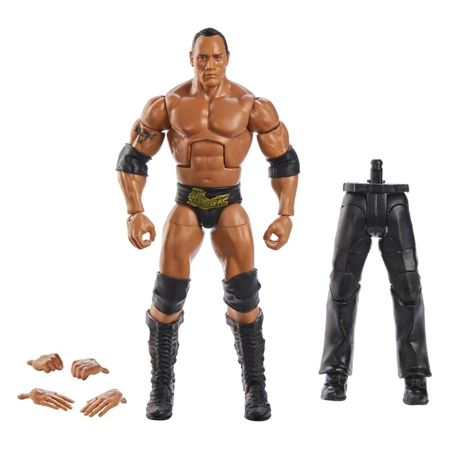 Figura de Acción WWE The Rock Mattel HKP13 Multicolor - ¡Colecciónalo ya!