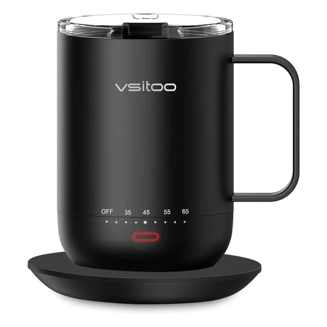 Tazza Caffè Intelligente Vsitoo S3 Pro 14oz - Controllo Temperatura - Ricaricabile - Luce LED