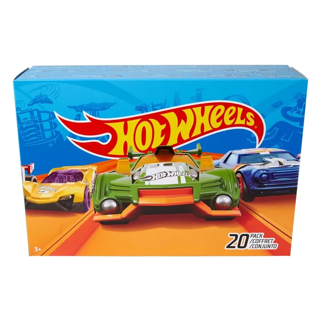Hot Wheels DXY59 20er Pack 164 Diecast Fahrzeuge Geschenkset 20 Spielzeugautos zufällige Auswahl für Kinder ab 3 Jahren
