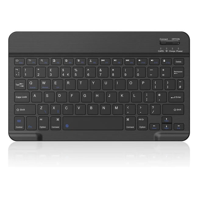 Pinkcat Bluetooth Keyboard UltraSlim Wireless UK Layout Quiet Portable Design
