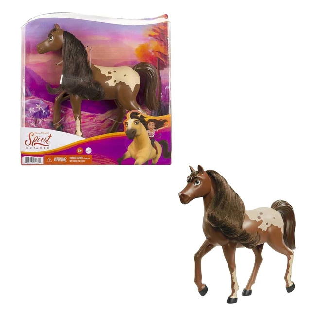 DreamWorks Spirit GXF00 Braunes Pferd Mustang Stute - Frei und ungezähmt - Tolles Geschenk ab 3 Jahren