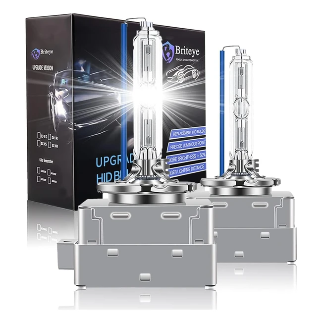 Ampoule Xenon D3S 35W 8000K Bleu Froid 12V HID - Briteye - 2pcs