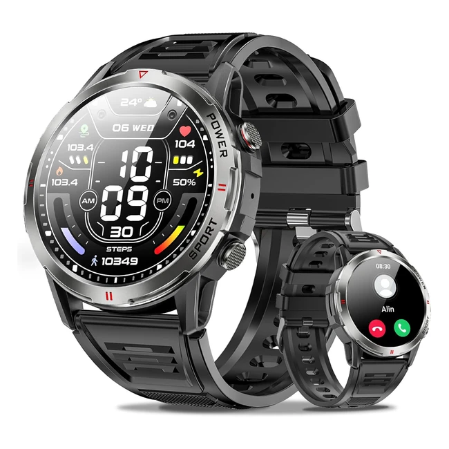 Smartwatch Uomo Donna Chiamate Whatsapp Fitness Tracker Cardiofrequenzimetro