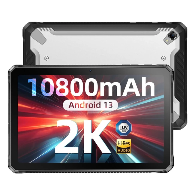 Tablet Rugerizada Doogee R10 15GB128GB2TB Android 13 2K FHD 1036 Pulgadas Batería 10800mAh Cámara Helio G99