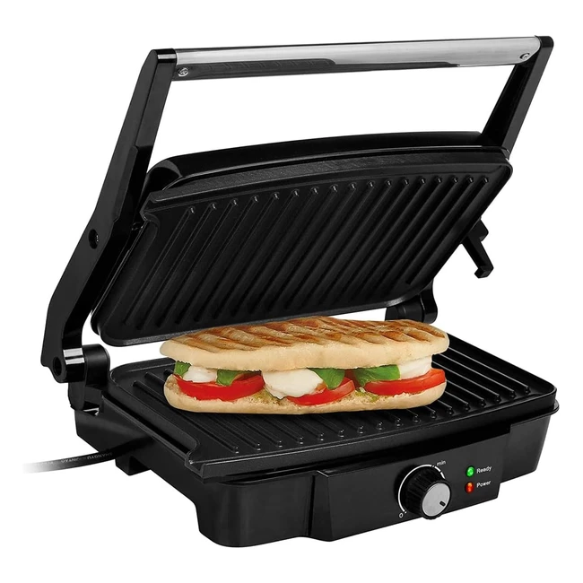 Grilleviande Tristar GR2852 Contact 1500 Watts Thermostat Réglable Ouverture 180 Noir