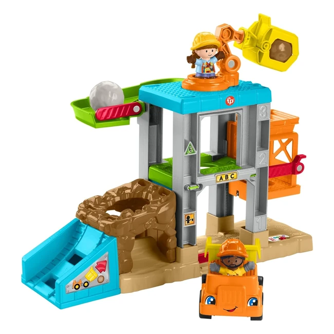 Fisher-Price Little People Aprende Construcción HCJ64 - Juguetes para Bebés 1 año