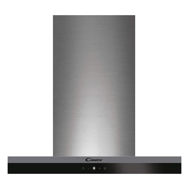 Campana Extractora Candy Essenza CTS6CEX 60cm 4 Niveles Potencia 213W 596m3/h Inox y Negro