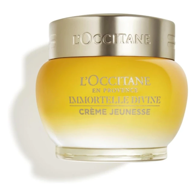 L'Occitane Immortelle Divine Cream 50ml Vegan 93 Biodegradable Natural Alternative to Retinol