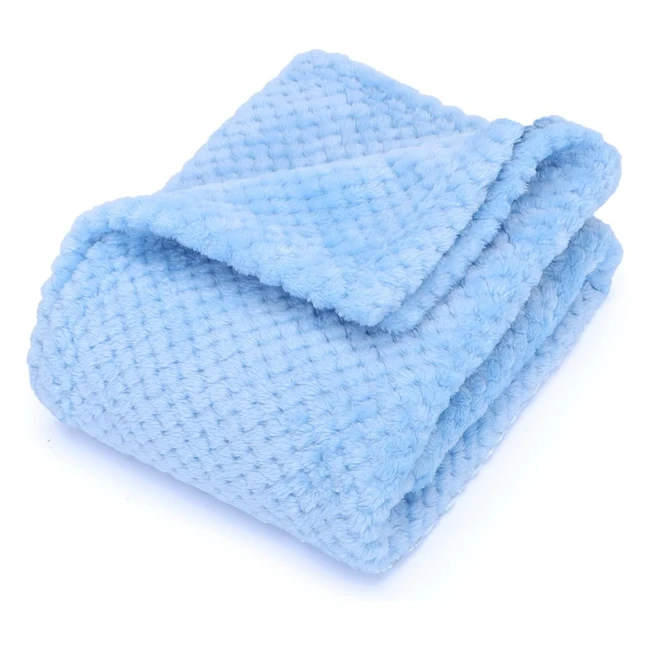 Manta Suave Nobleza para Perros Gatos Lavable Azul 120 100cm