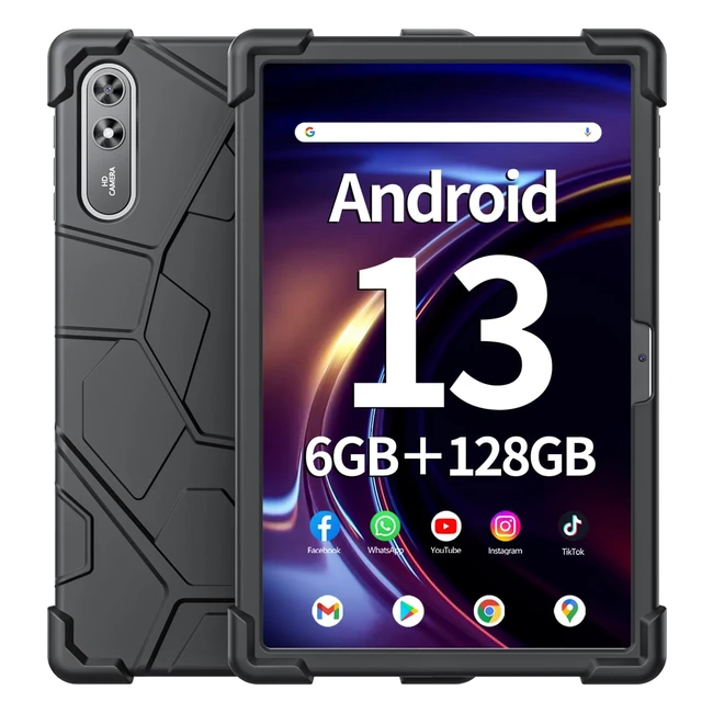 SGIN Tablet PC 1051 Zoll 6GB RAM 128GB ROM Android 13 IPS FHD Telefoto 5MP 13MP