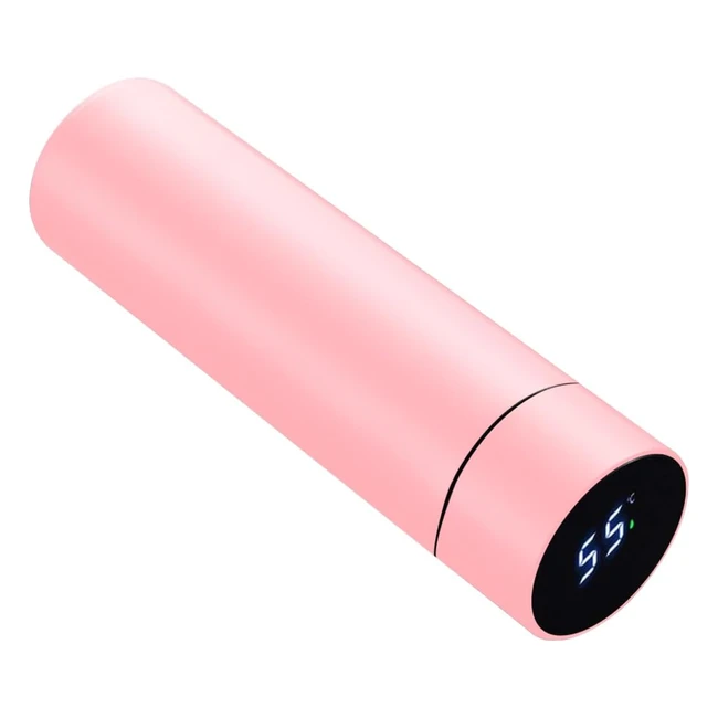 Borraccia Intelligente Thermos Touch Screen LCD - Mantieni Caldo/Freddo - Auto Portatile - Tazza da Viaggio - Acciaio Inox