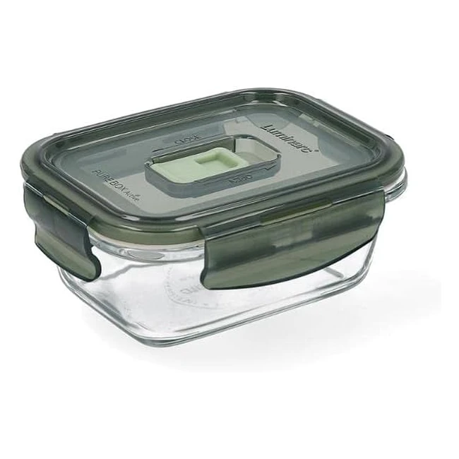 Recipient hermetique Luminarc Pure Box 38cl - Valve vapeur - Haute resistance