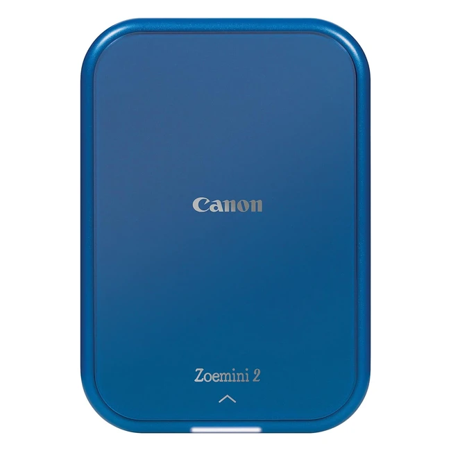 Impresora Canon Zoemini 2 Inalámbrica para Smartphone - Formato 5x7.6cm - 10 Hojas - Mini Print - USB-C - Bluetooth - Azul Marino