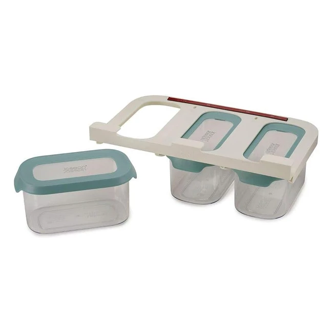 Joseph Joseph 81111 CupboardStore Set 3 Contenitori Sottomensola 900ml Azzurro Opale Chiaro