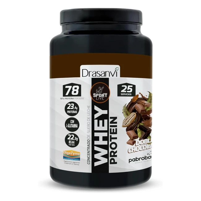 Whey Protein Sport Live Doble Chocolate 750g - Aumenta Masa Muscular