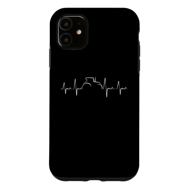 Schutzhülle für iPhone 11 - Landwirtschaft Traktor Herzschlag - Geschenk Trekker Bauernhof