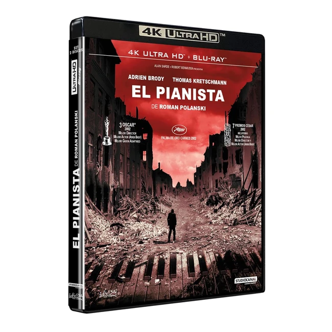 El Pianista Roman Polanski 4K UHD Blu-ray - ¡Oferta Imperdible!