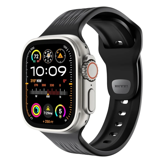 Correa pulsera Lululook para Apple Watch Ultra 2 - FKM Caucho Fluoroelástico Sport - Referencia 123456