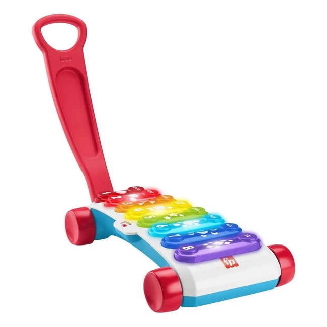 Xylophone Fisher-Price pour bébé HJK37 - Multicolore - Jouet éducatif avec lumières et chansons