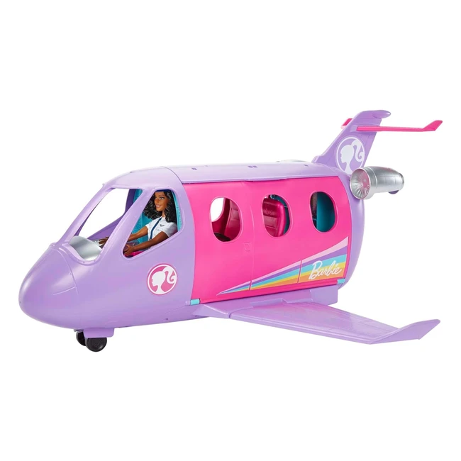 Barbie Life in the City Avión con Piloto Mattel HCD49 - Juguete Regalo 3 años