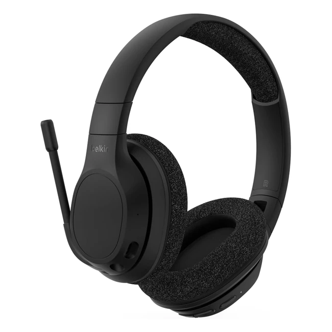 Casque audio sans fil Belkin SoundForm Adapt - Micro orientable - Autonomie 65h - Noir