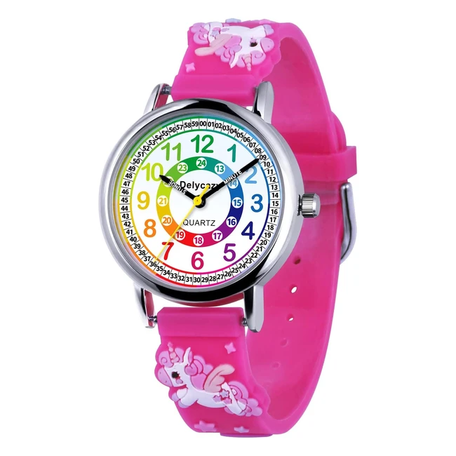 Orologio per Bambini Delycazy - Educativo - 4-12 Anni - Regalo Didattico