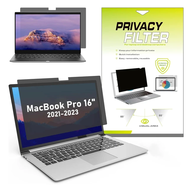 Lama 162 MacBook Pro Privacy Screen Filter M1M2 ProMax AntiBlue Light AntiGlare Anti UV WXH3507mm2288mm1610