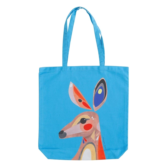 Maxwell Williams Pete Cromer Large Tote Bag Kangaroo Print 100% Cotton 42 x 41 cm - Eco-Friendly
