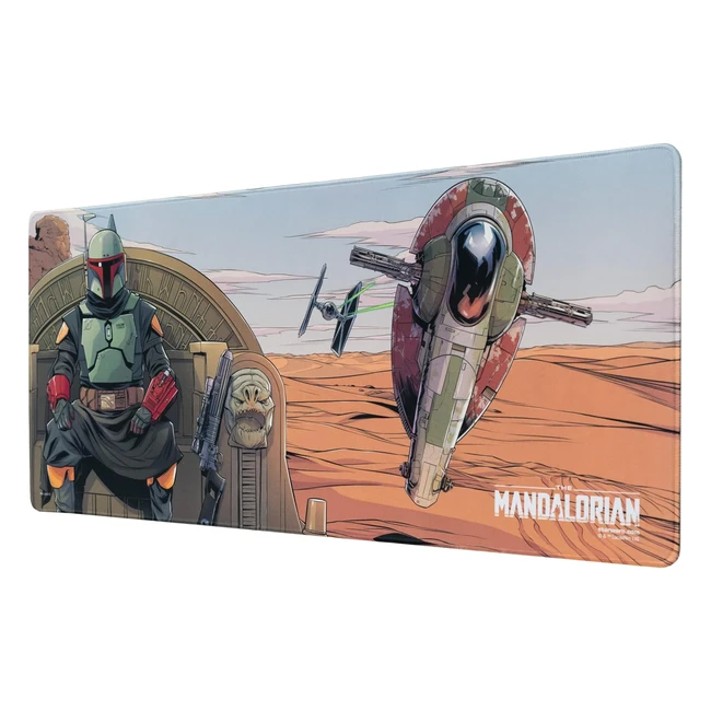 Alfombrilla Ratón Star Wars The Mandalorian Boba Fett XXL - Ideal Accesorio Gamer